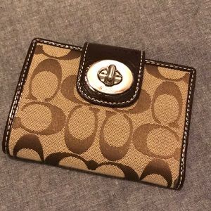 Coach Turn Lock Wallet